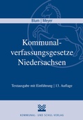 Cover: Kommunalverfassungsgesetze Niedersachsen - KSV Medien
