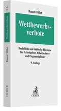 Cover: Wettbewerbsverbote - C.H.BECK
