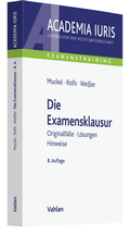 Cover: Die Examensklausur - Vahlen