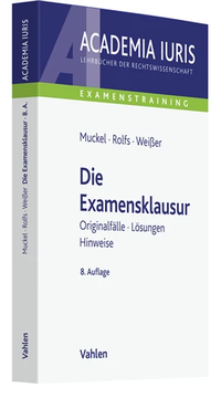 Enlarge image Cover: Die Examensklausur - Vahlen