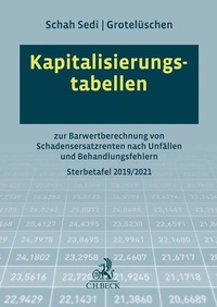 Abbildung von: Kapitalisierungstabellen - C.H.BECK