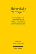 Cover: Elektronische Wertpapiere - Mohr Siebeck