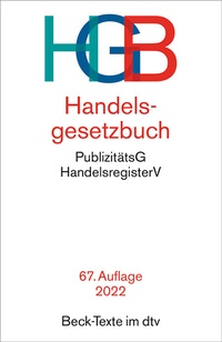 Abbildung von: Handelsgesetzbuch: HGB - dtv