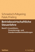 Cover: Betriebswirtschaftliche Steuerlehre  - Vahlen