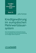 Bild: Kreditgew&auml;hrung im europ&auml;ischen Mehrwertsteuersystem - Otto Schmidt Verlag