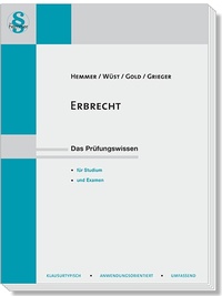 Enlarge image Cover: Skript Erbrecht - Hemmer-Wüst