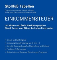 Abbildung von: Einkommensteuertabelle 2022 - Stollfuß