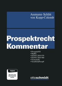 Abbildung von: Prospektrecht Kommentar - Otto Schmidt Verlag