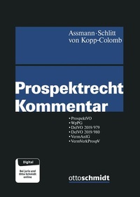 Enlarge image Cover: Prospektrecht Kommentar - Otto Schmidt Verlag