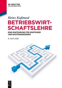 Abbildung von: Betriebswirtschaftslehre - De Gruyter Oldenbourg
