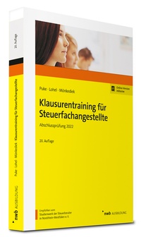 Abbildung von: Klausurentraining für Steuerfachangestellte - NWB