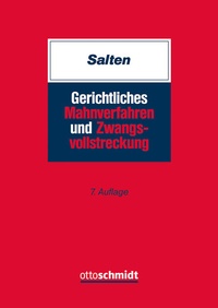 Abbildung von: Gerichtliches Mahnverfahren und Zwangsvollstreckung - Otto Schmidt Verlag