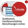 Bild: beck-online. Familienrechtliche Berechnungen Online - C.H.BECK