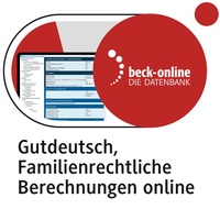 Abbildung von: beck-online. Familienrechtliche Berechnungen Online - C.H.BECK