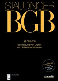 Abbildung von: BGB: Kommentar zum Bürgerlichen Gesetzbuch mit Einführungsgesetz und Nebengesetzen - Otto Schmidt/De Gruyter