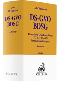 Abbildung von: Datenschutz-Grundverordnung, BDSG: DS-GVO - C.H.BECK
