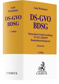 Cover: Datenschutz-Grundverordnung, BDSG: DS-GVO - C.H.BECK
