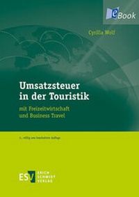 Abbildung von: Umsatzsteuer in der Touristik - Erich Schmidt Verlag
