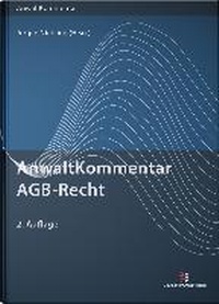 Abbildung von: AnwaltKommentar AGB-Recht - Deutscher Anwaltverlag