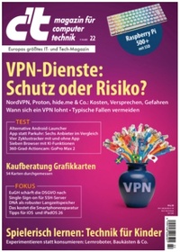 Abbildung von: c't Magazin für Computertechnik - Heise Medien