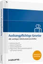 Bild: Aushangpflichtige Gesetze - Haufe-Lexware
