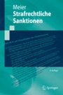 Cover: Strafrechtliche Sanktionen - Springer