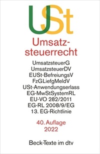 Abbildung von: Umsatzsteuerrecht: USt - dtv