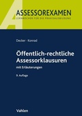 Cover: &Ouml;ffentlich-rechtliche Assessorklausuren - Vahlen
