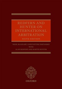 Enlarge image Cover: Redfern & Hunter on International Arbitration - Oxford University Press