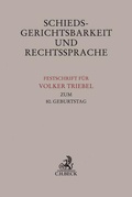 Abbildung von: Schiedsgerichtsbarkeit und Rechtssprache - C.H.BECK