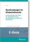 Abbildung von: Beurkundungen im Kindschaftsrecht (E-Book) - Reguvis Fachmedien