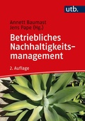Cover: Betriebliches Nachhaltigkeitsmanagement - UTB