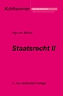 Cover: Staatsrecht II - Kohlhammer