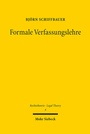 Cover: Formale Verfassungslehre - Mohr Siebeck