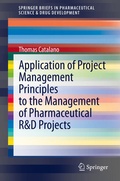Cover: Application of Project Management Principles to the Management of Pharmaceutical R&D Projects - Springer