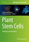 Cover: Plant Stem Cells - Springer