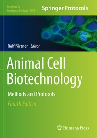 Enlarge image Cover: Animal Cell Biotechnology - Springer
