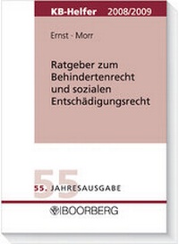 Abbildung von: Ratgeber zum Behinderten- und sozialen Entschädigungsrecht - KB-Helfer 2008/2009 - Boorberg