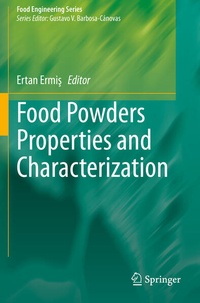 Enlarge image Cover: Food Powders Properties and Characterization - Springer