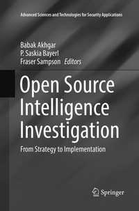 Enlarge image Cover: Open Source Intelligence Investigation - Springer