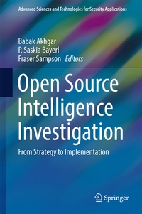 Enlarge image Cover: Open Source Intelligence Investigation - Springer