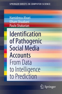 Enlarge image Cover: Identification of Pathogenic Social Media Accounts - Springer