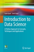 Cover: Introduction to Data Science - Springer