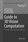 Cover: Guide to 3D Vision Computation - Springer
