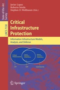 Cover: Critical Infrastructure Protection - Springer