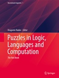 Cover: Puzzles in Logic, Languages and Computation - Springer