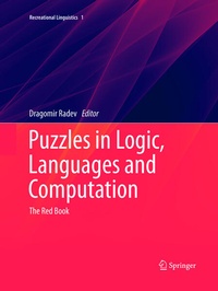 Enlarge image Cover: Puzzles in Logic, Languages and Computation - Springer