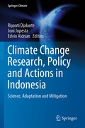 Cover: Climate Change Research, Policy and Actions in Indonesia - Springer