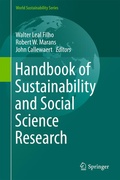 Cover: Handbook of Sustainability and Social Science Research - Springer