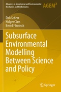 Cover: Subsurface Environmental Modelling Between Science and Policy - Springer